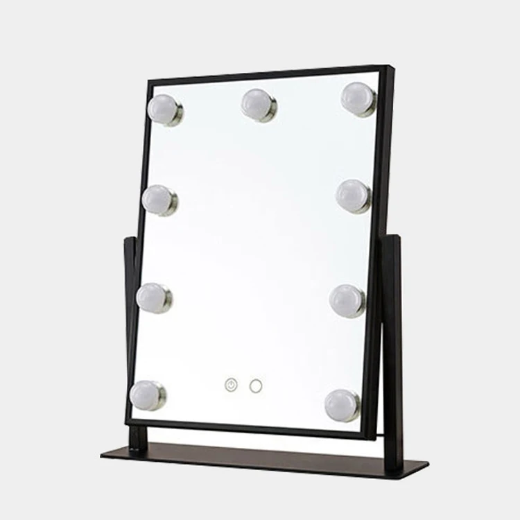 

Hollywood Mirror with Light Large Lighted Makeup Mirror Vanity Makeup Mirror Smart Touch Control 3 Colors Dimable Light