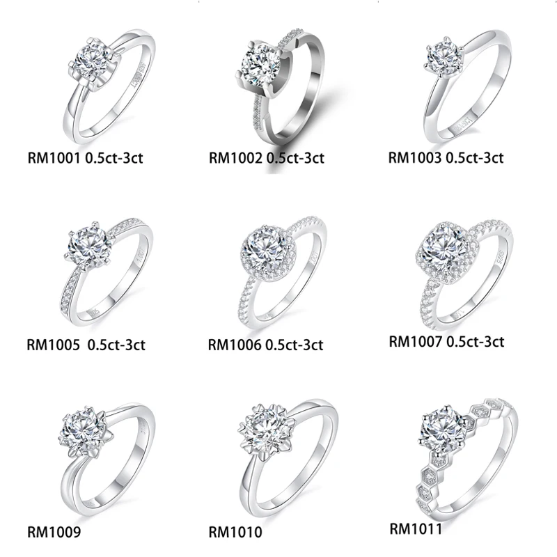 

Starsgem ring pear cut 9x7mm moissanite wedding ring set