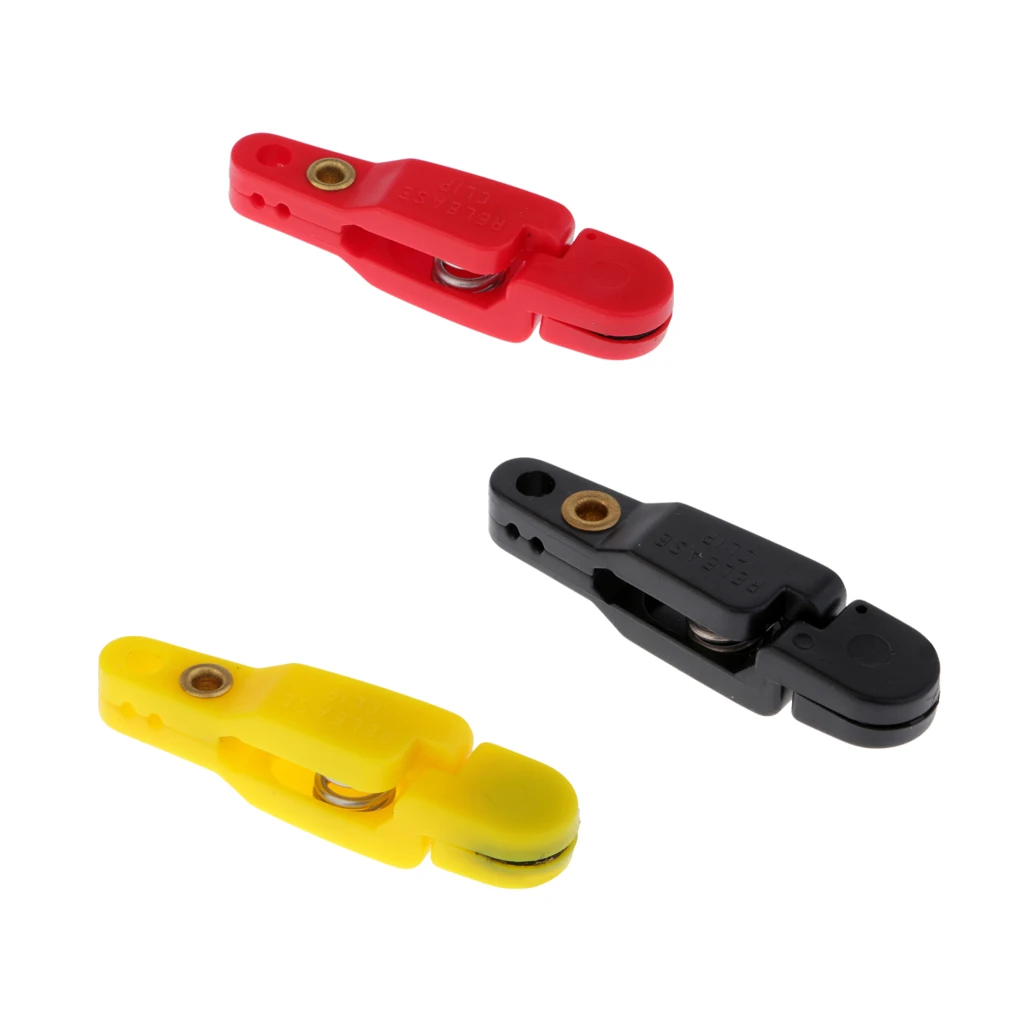 

Downrigger Release Clip Fishing Planer Board Downrigger Trolling Clips Fishing Tools Release Clip for Kite, Yellow, red, black