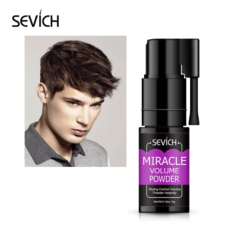 

Sevich fashion hair styling texture fluffy hair powder volume private label, White powder in black bottle/oem