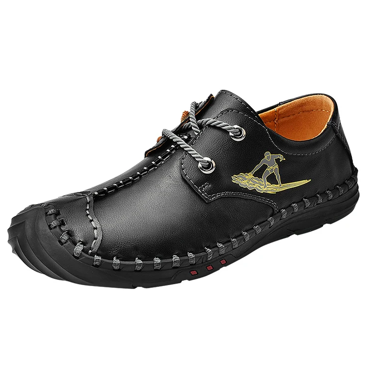 

New fashion High quality business leather casual shoes men rubber sole,dress shoes, Black,brown,khaki