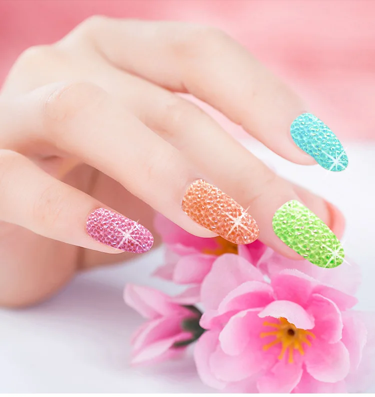 

Wholesale Beautiful 20 colors 1440 pcs/bag nail art decoration diamond bling nail rhinestones, Pictures