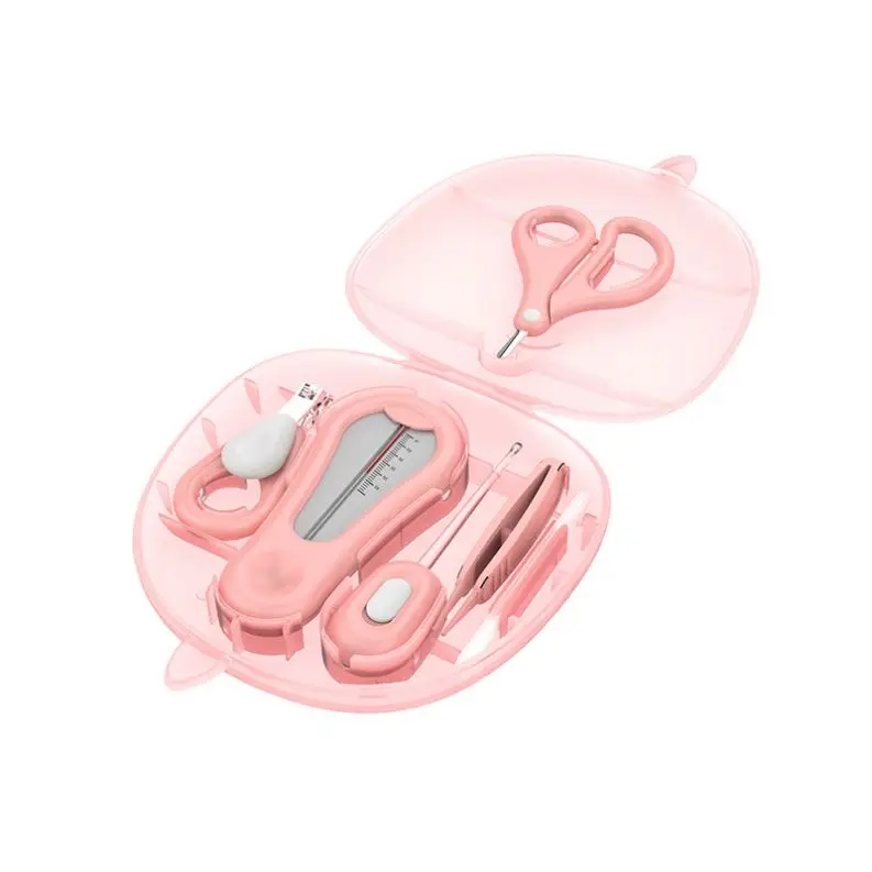 

Newborn Baby Nail Care Sets Kids Scissors Baby Nail Clipper 6 pieces baby nail clipper, Green/blue/pink