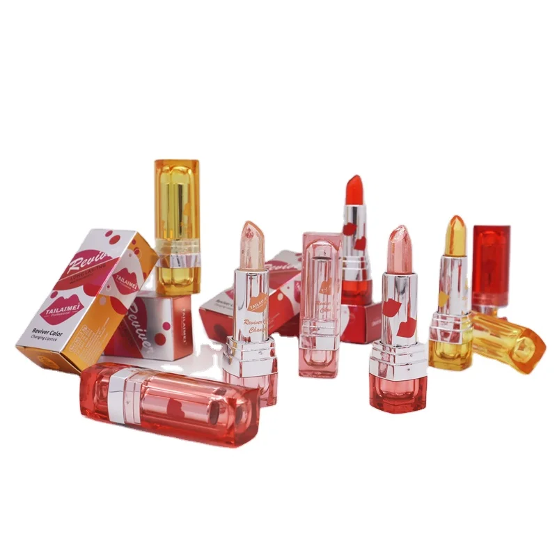 

4 Colors Moisture Lipcream Lipsticks Liquid Private Label Reviver Color Changing Long Lasting Waterproof Lipstick
