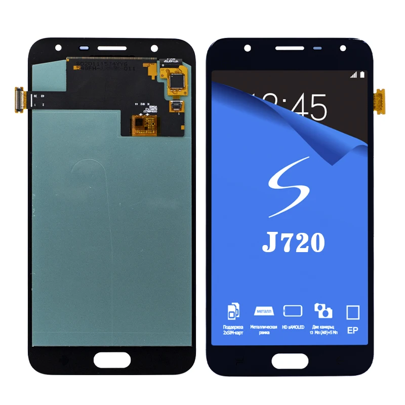 

China factory easit Mobile Phone LCD Screens For Samsung Galaxy J7 Duo 2018 J720 J720F 720m