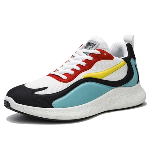 

2021 high quality fashion men shoes lace-up casual sneakers