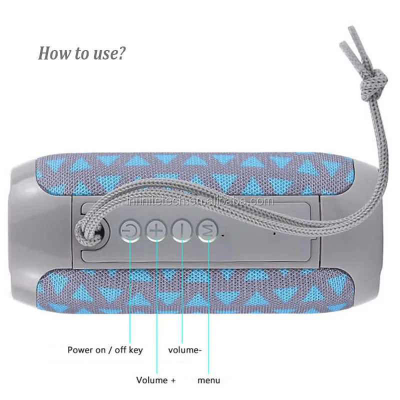 TG117 Portable small Speaker Bluetooth Wireless Music Player Sound System Loudspeaker FM Radio - ANKUX.COM