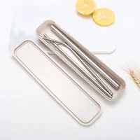 

High quality straight bent metal straws reusable stainless steel straws