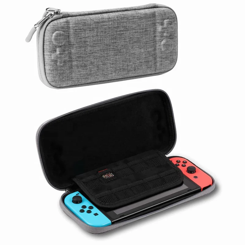 

Good Quality Ultra Slim Protective EVA Hard Shell Travel Storage Carrying Case Compatible with Nintendo Switch Accessories, As pictured