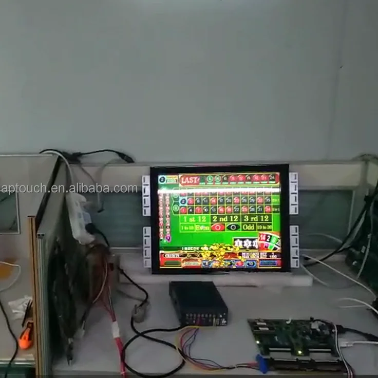 

free shipping 19'' American roulette touch monitor 3M touch monitor