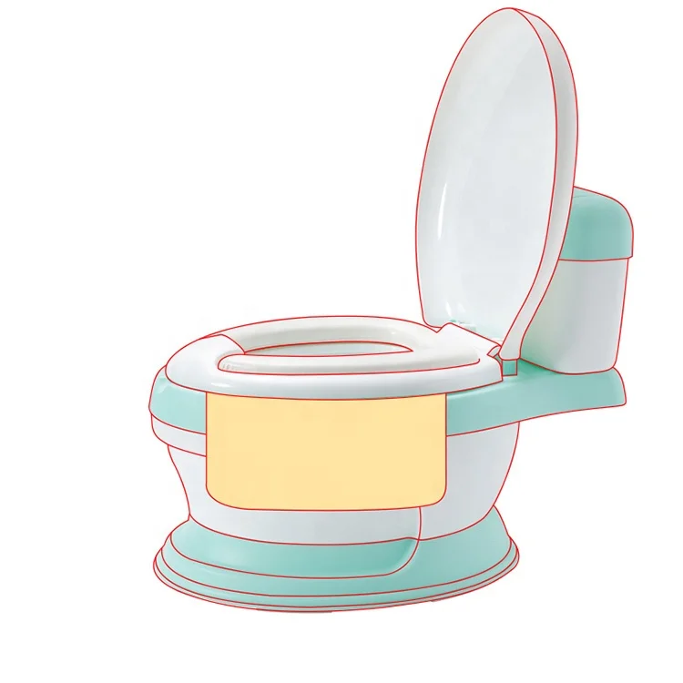 

2019Children's toilet simulates a child toilet Indoor mobility, Pink/blue/green