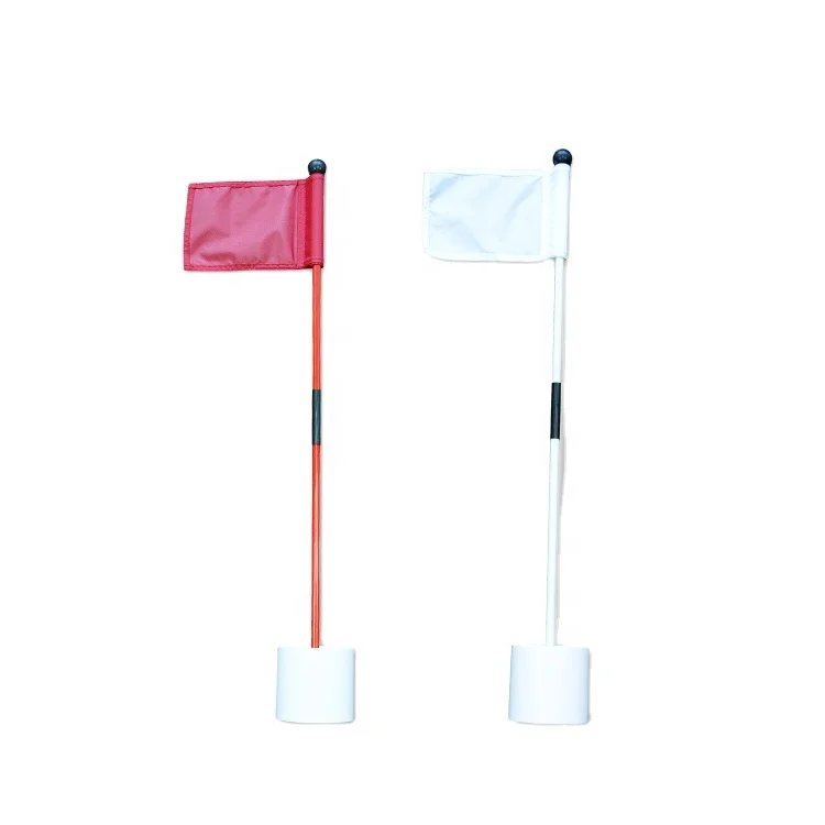 

Fiberglass Metal Flagpole Plastic Aluminium Golf Putting Green Hole Cup Golf Flagsticks and Pole Flag Cup Holders