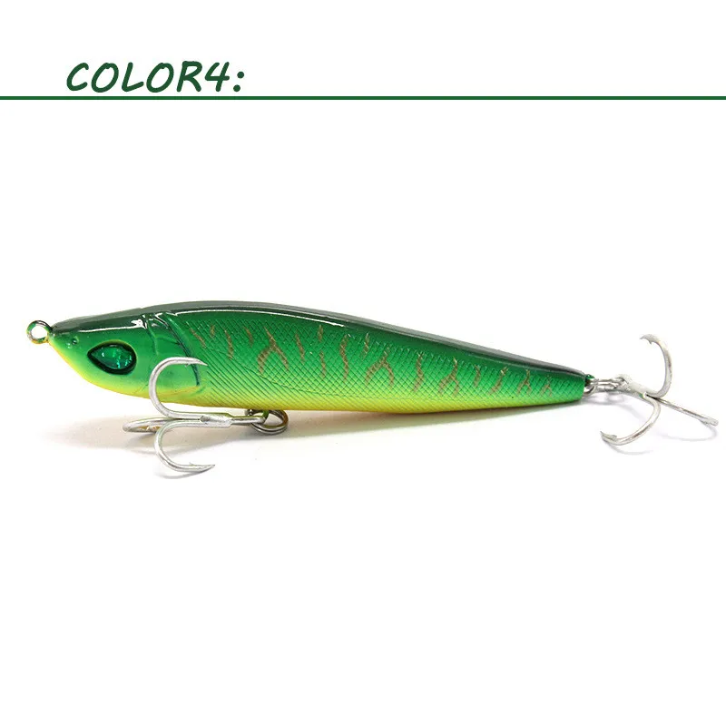 

wholesale 8.5cm 13g new modle pike seabass submerged ABS long shot pencil hard Fishing Lure, As picture