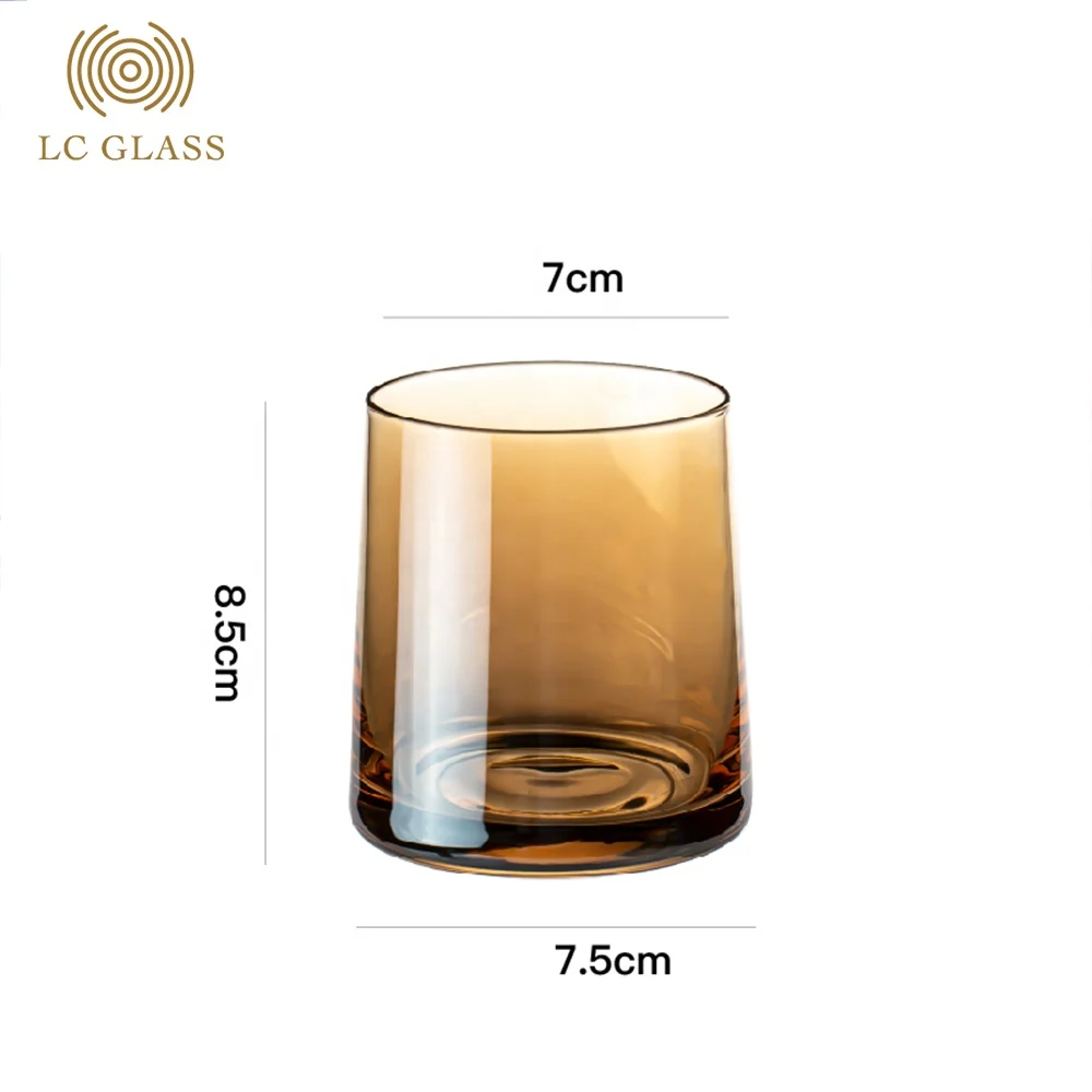 

wholesale popular Borosilicate glassware drinking water glass cup Whisky glass, Customized color