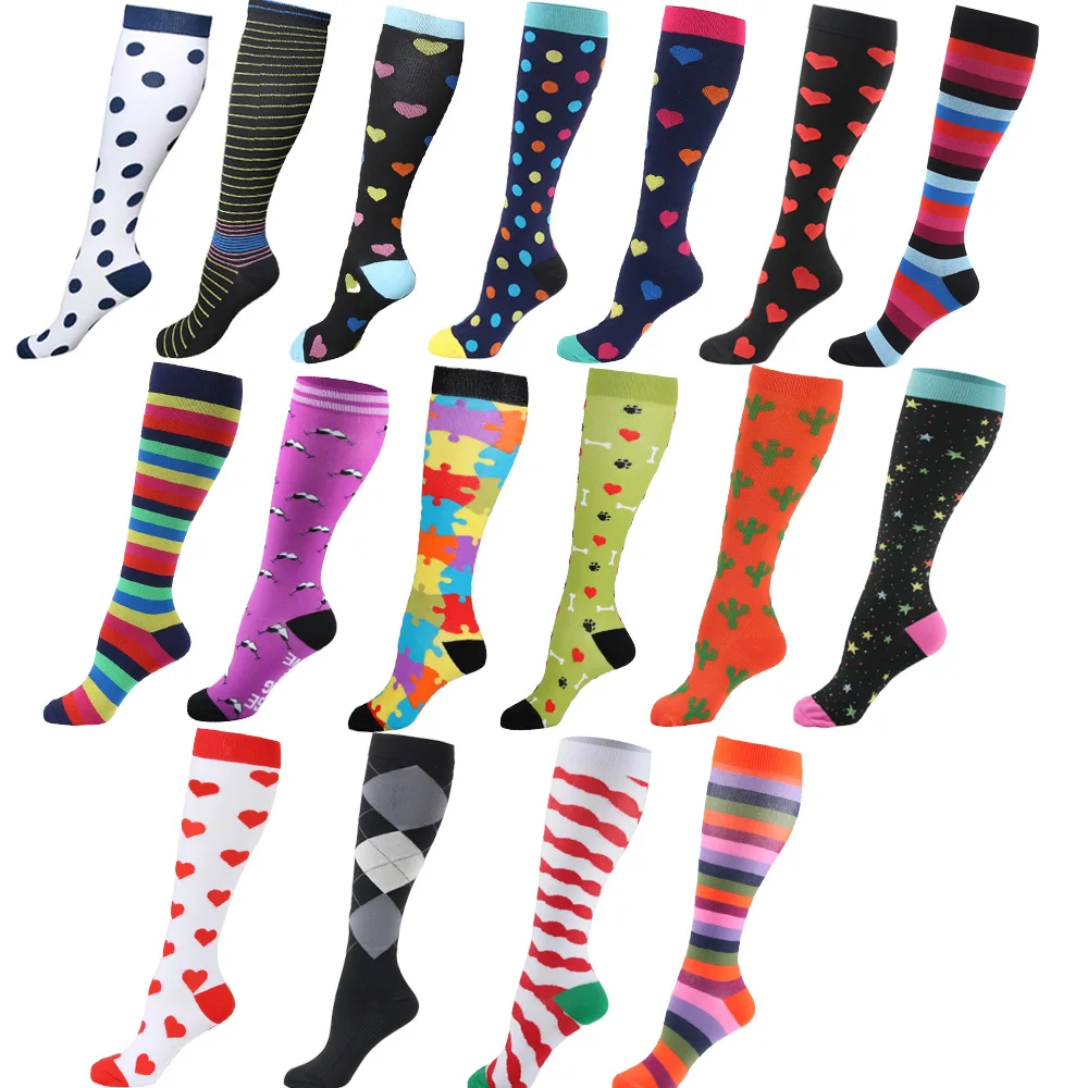 

Custom logo compression socks 20-30 mmhg stockinette ankle running socks compression for bicycle, As pictures