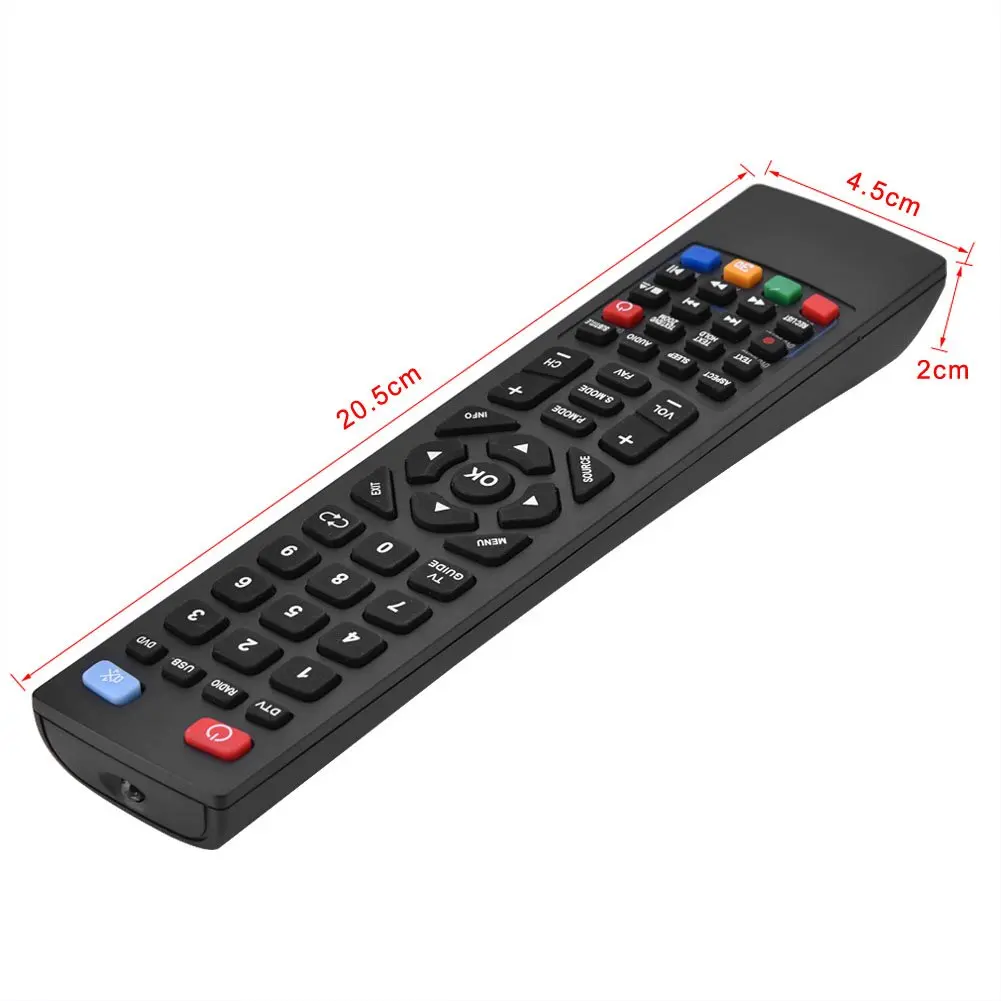 Ersatz TV Fernbedienung Remote Control Schwarz für Blaupunkt LED LCD 3D TV