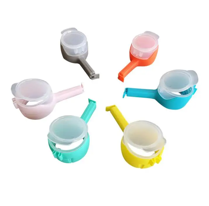 

C31 Multi-function sealing clip food bag preservation sealing clip seal pour food storage bag clip, As picture