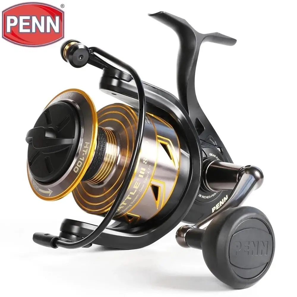 

Penn battle III 3 CNC handle metal saltwater spinning penn fishing reels