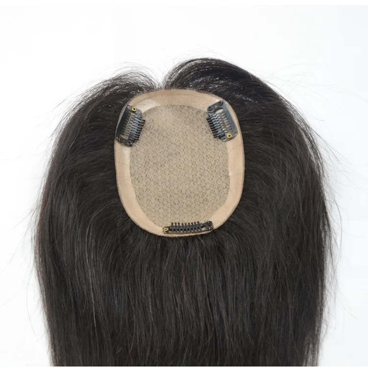 

Hot sale wholesale high quality cheap virgin human hair topper women