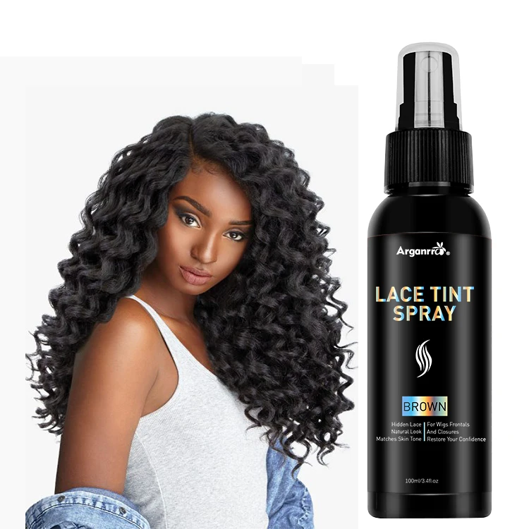 

Arganrro Lace Knot Tint Spray Light Brown For Lace Wig Hair Leaves No Residue On Hair