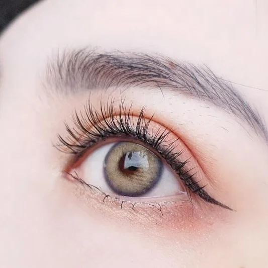 

new arrival vienna amber brown colored contact lenses cycle eye contacts cosmetic lens hybrid iris size 14 mm