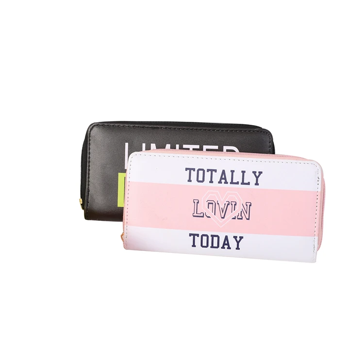 

Wholesale Colorful Small Simple Pocket Design Printing Girl Pull Tab Wallet, Customized color