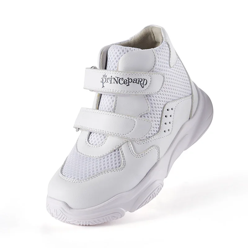 

Princepard Children White Running Snaker Shoes for Flat Foot Wih Ankle Support Orthopedic Shoes Fof Kids