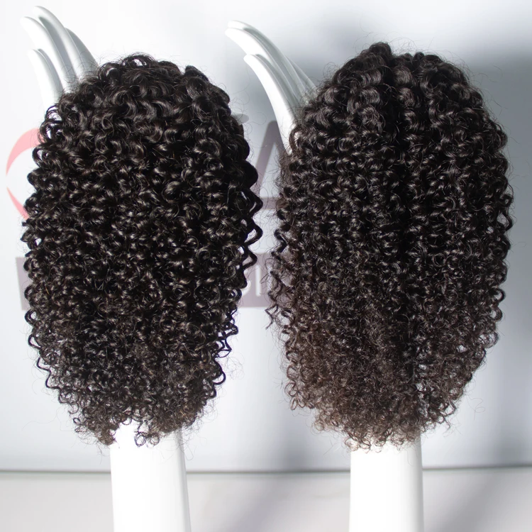 

100% Cuticle Aligned Raw afro human weave styles pictures kinky curly unprocessed mongolian virgin hair for black women, Natural color