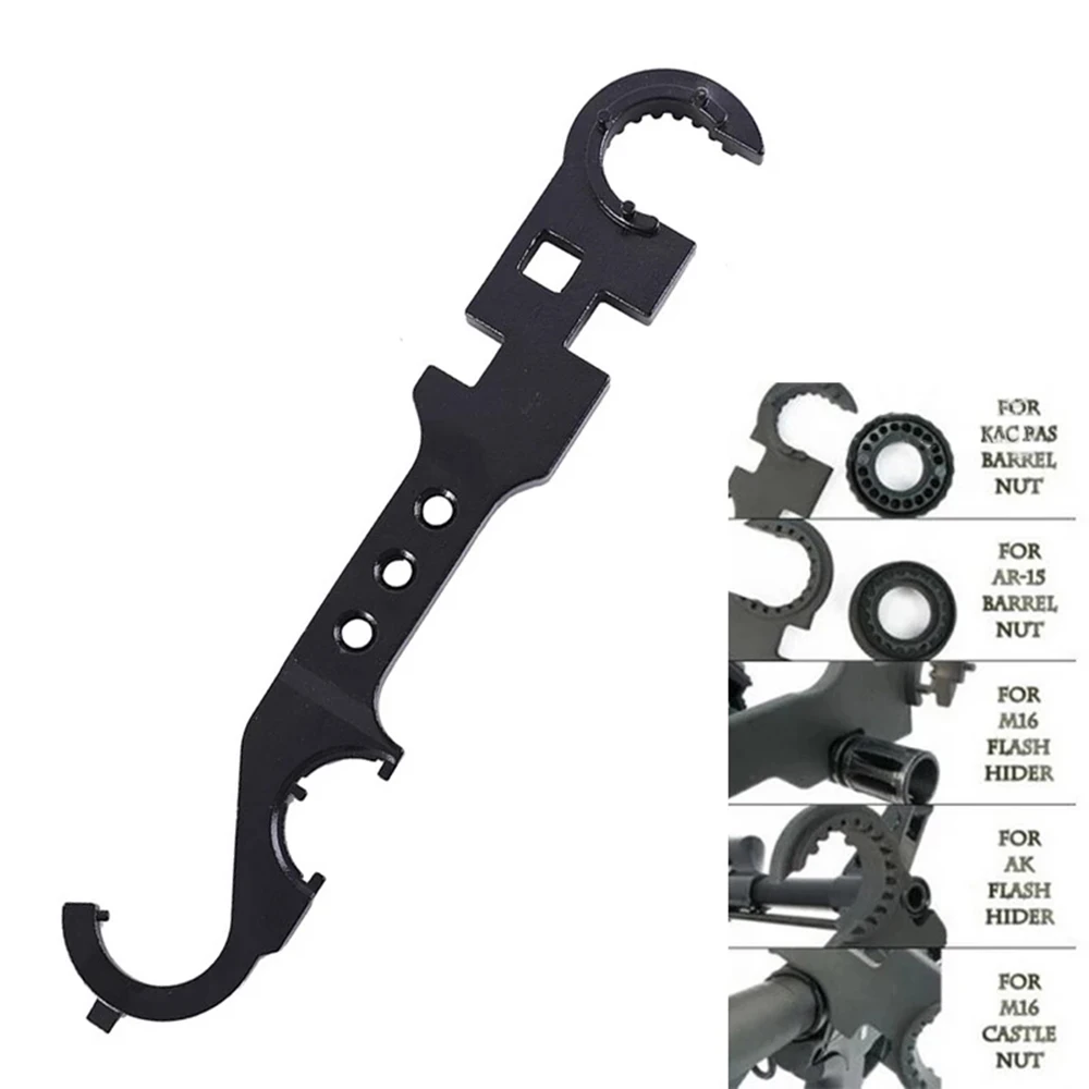 Hunting Ar15 Combo Wrench Gunsmith Tool Castle Nut Buttstock Tube Handguard Barrel M4 M16