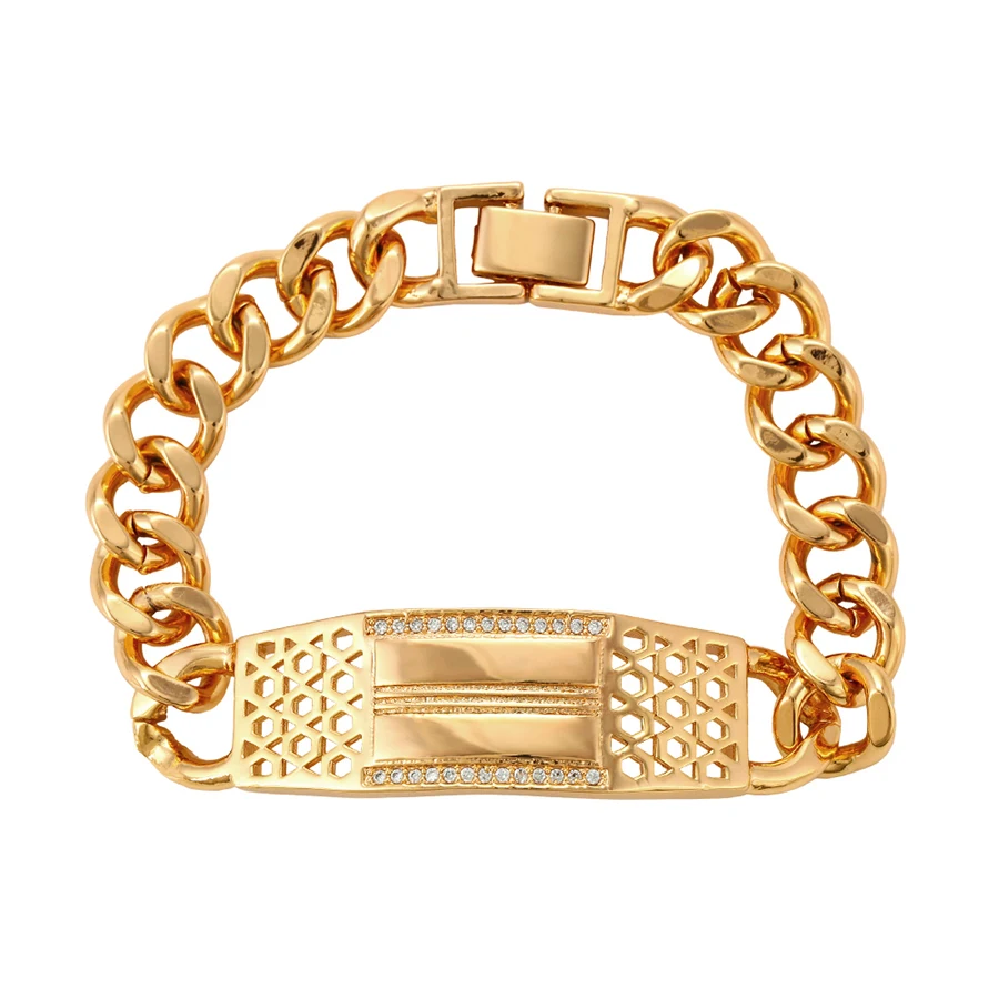 

75127 Xuping unique style simple silk thread brass bracelet gold jewelry