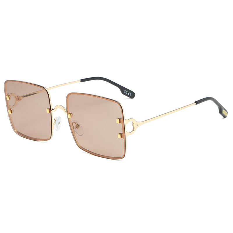

Custom New Trendy Hot Sale Women Square Frame Sunglasses For Men Stylish