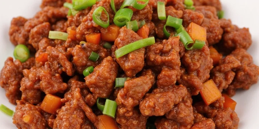 Sizzling Spicy Szechuan Beef in a Wok