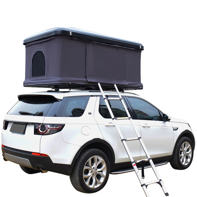 

WILDSROF 210*125*98cm ABS Material Straight Bracing Type car roof tent hard shell rooftop tent 4 person