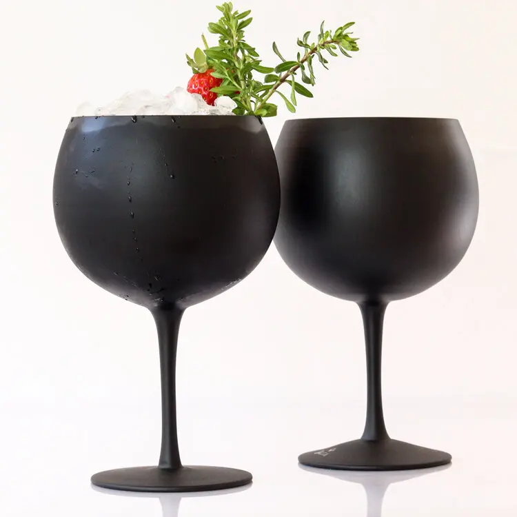 

Gin Tonic Glass /2021 New Popular Matte Black Gin Glasses