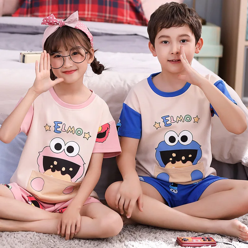 

Wholesale Home Clothes Girl Sleepcozy Lounge Wear Piyama Anak Pijamas Infantil Kids Pyjamas 100% Cotton Pajamas Boy'S Sleepwear