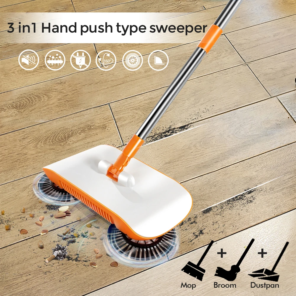 
Masthome Automatic Magic Spinning PP Super Clean Broom 360 Rotating Sweeper Spinning Highly efficient magic broom 