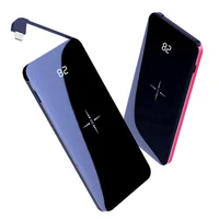 

smartphone mirror Powerbank 10000Mah Mobile Charger 10000 Mah Wireless Portable Slim Wallet Mi Power Banks for Xiaomi
