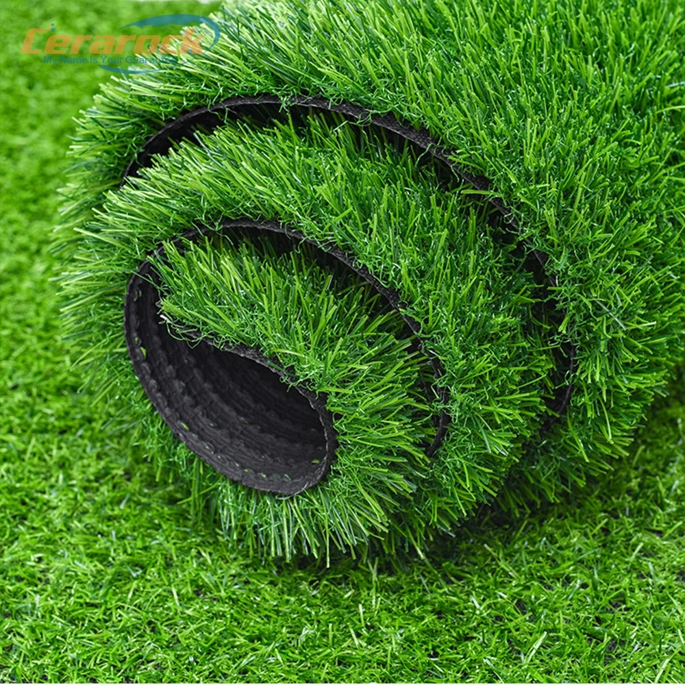 

hot selling football artificial grass turf for garden landscaping fire-resistant uv against, Green, colorful or customized