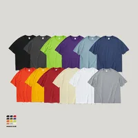 

Custom wholesale mens oversized blank loose boxy shape t-shirts