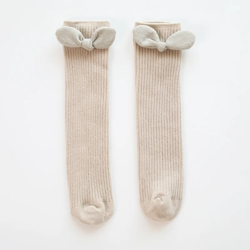 Manufacturers wholesale Tube Socks Kid's Girl Boy Knee High Socks Stocking Combed Cotton  Knee Socks For Children