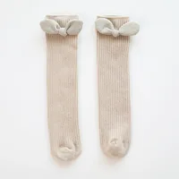 

Manufacturers wholesale Tube Socks Kid's Girl Boy Knee High Socks Stocking Combed Cotton Knee Socks For Children