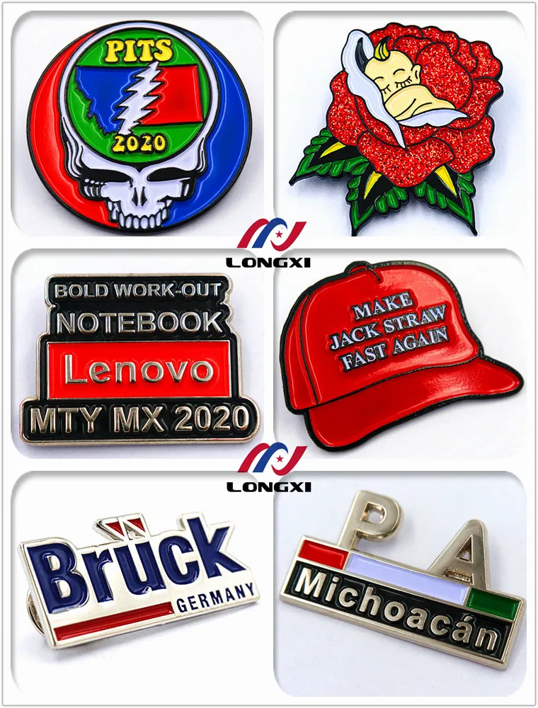Soccer Football Enamel Lapel Pins - Round Badge Brooches For Clothing & Accessories