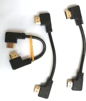 

short 90 degree Left angle hdtv cable ,right angle hdm cable