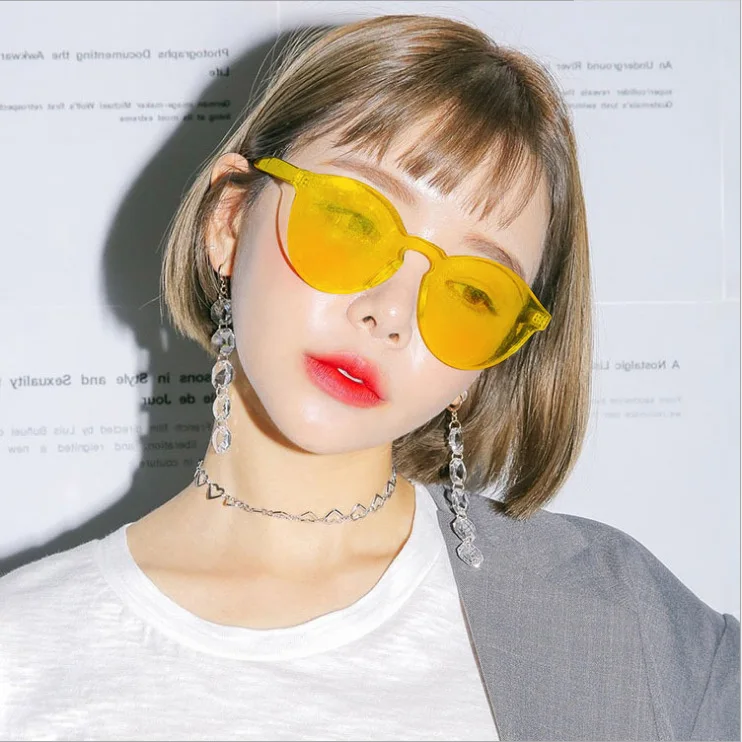 

2021 Fashion Designer Gradient Candy Color Round Frame Ladies Sunglasses d*or sunglasses women