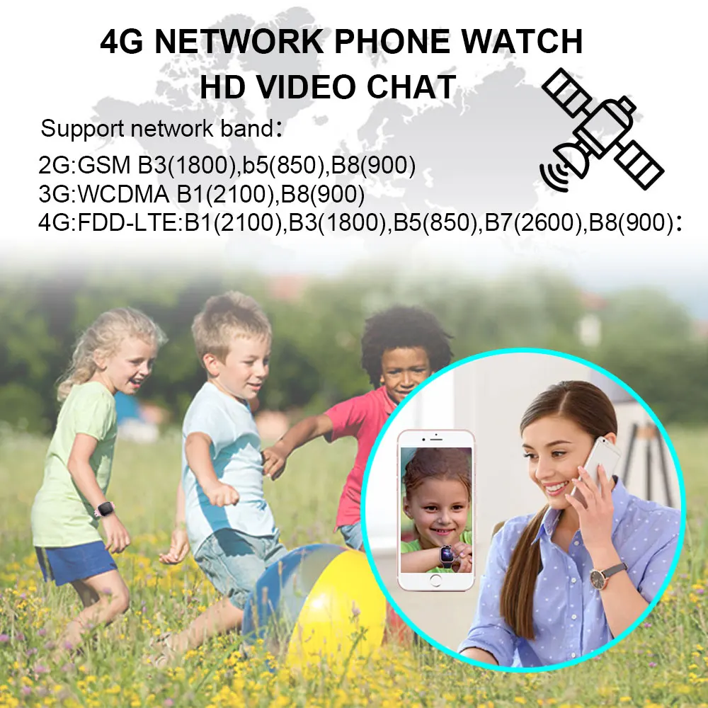 VJOY CAR New Arrival 4G kids smart watch Video Call Phone Watch G46 Wifi GPS Alarm SOS Waterproof gps Watch Android For child