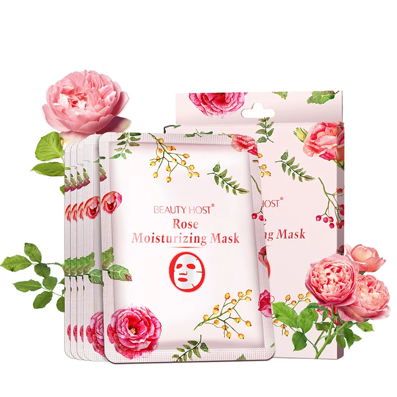 

Private Label Natural Flower Extract Rose Anti Aging Wrinkle Fine Lines Whitening Skin Care Face cosmetic facial mask