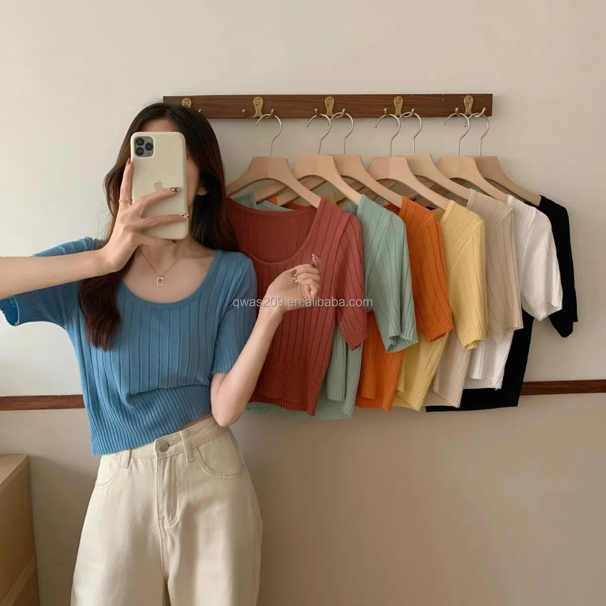 

Fashion summer girls t shirts Casual T Shirt Women good quality Women's short-sleeved knit Shein ladies tops shirts for women