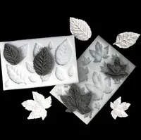 

Wholesale Leaf Shape Fondant Mold Cake Decorating Gum Paste Chocolate Icing Mat DIY Cake Dessert Tools