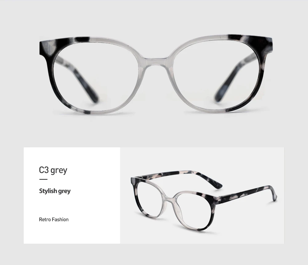 All Face Shape Match Pc Frame Material Reader Trendy Foldable