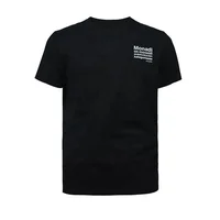 

Black Soft Organic Cotton Basic Funny Men T-shirt